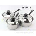 hot sale kitchware stainless steel milk boiling pot/metal milk pot